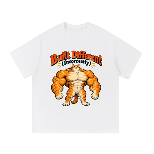 Built Different (Incorrectly) Buff Cat T-Shirt