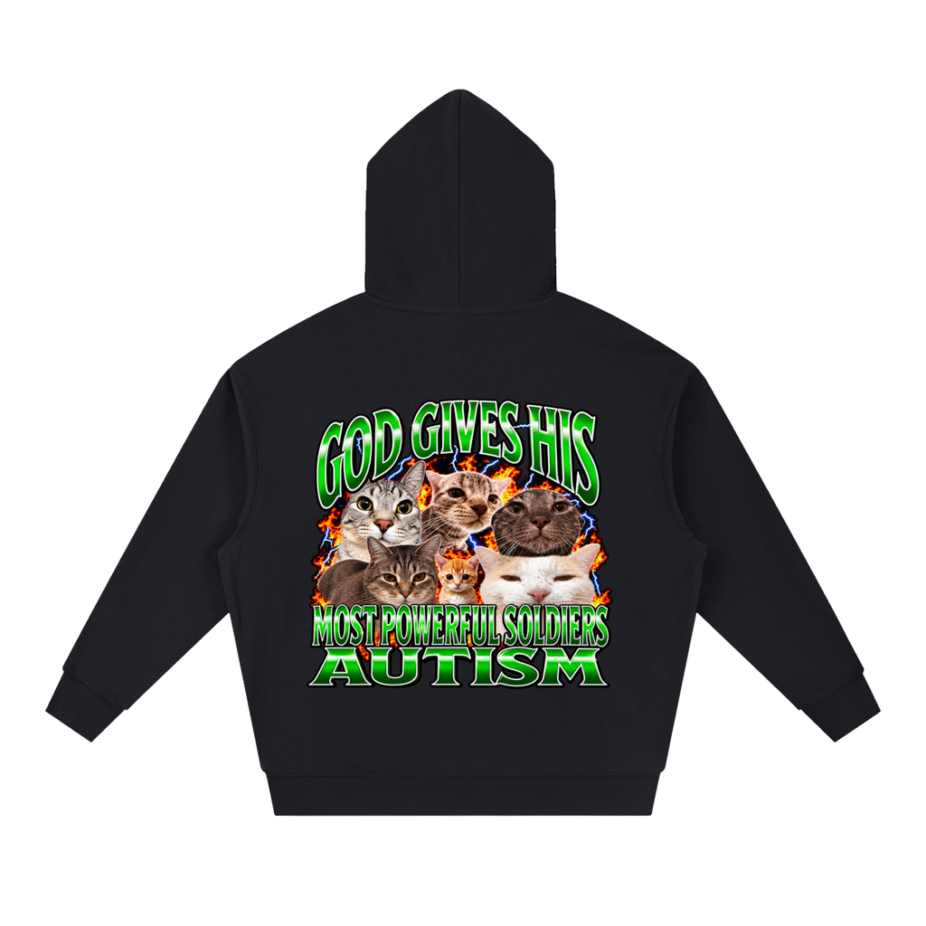 Most Powerful Soldiers Cat Meme Hoodie