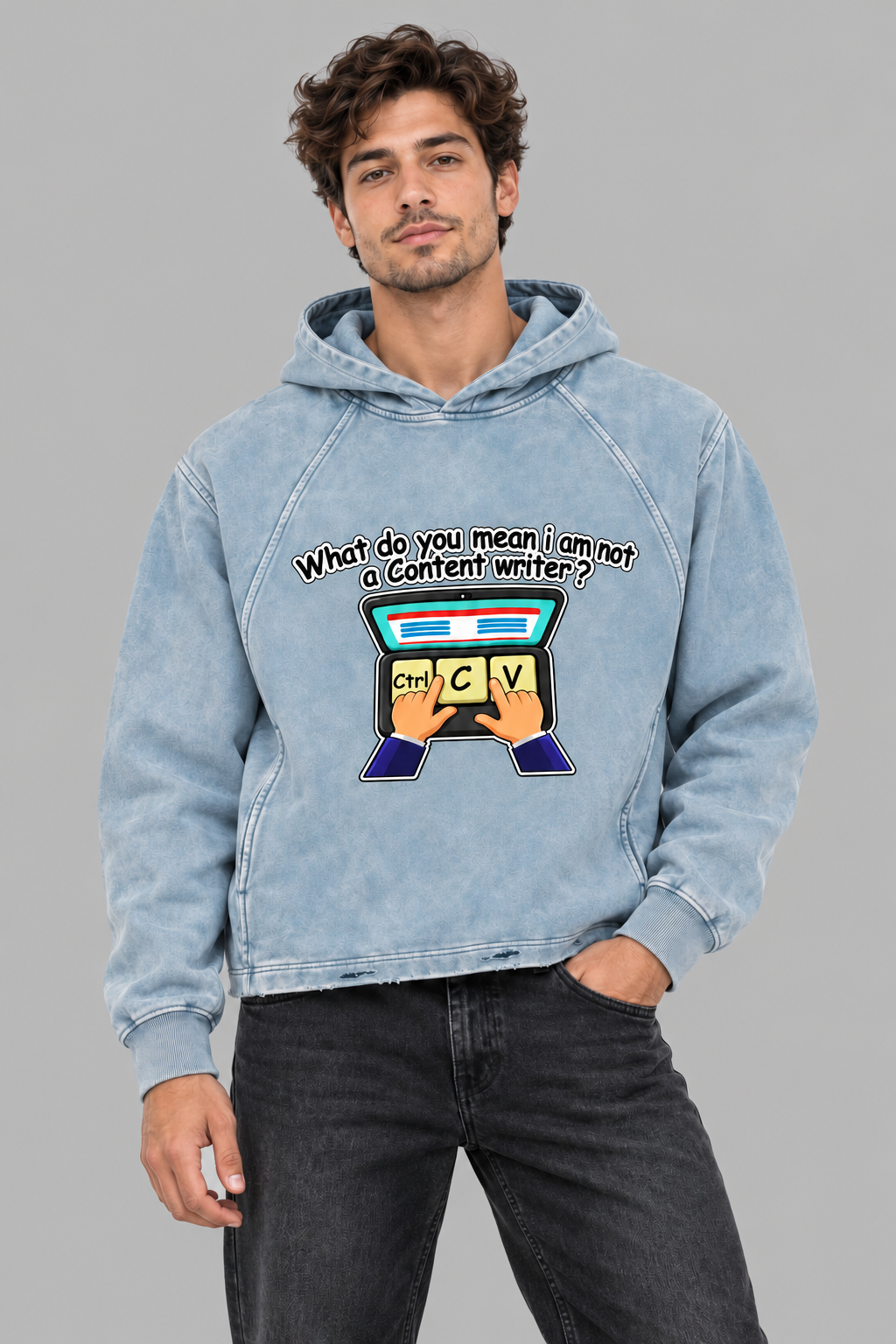 Ctrl C Ctrl V Content Writer Hoodie