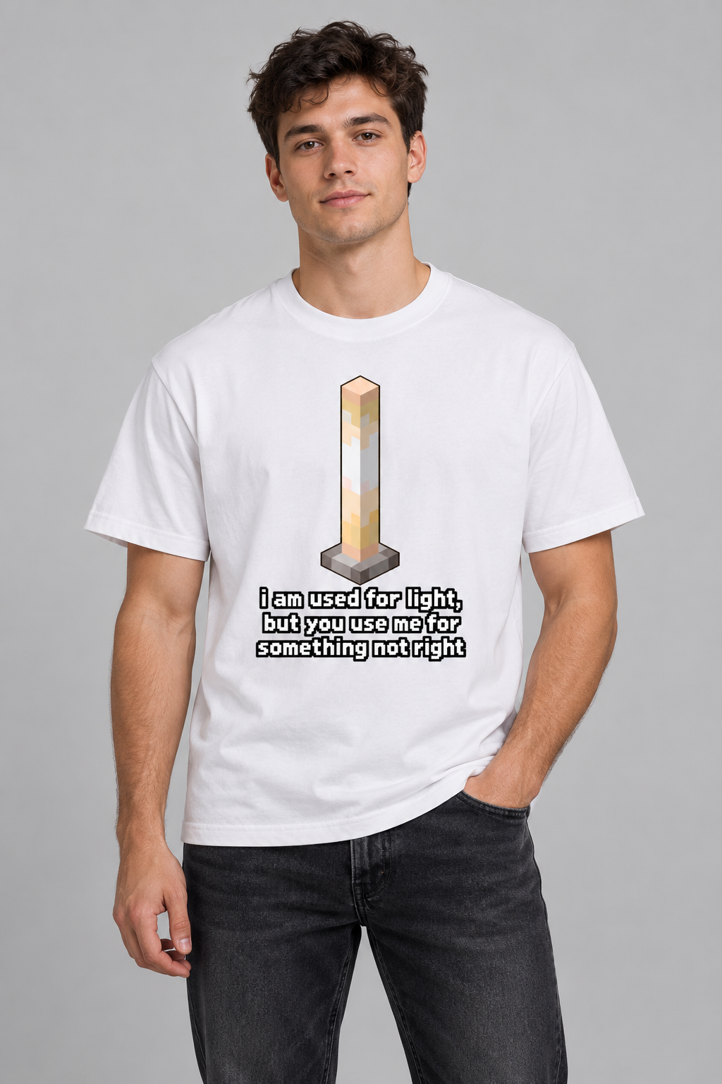 Used For Light Pixel Rod T-Shirt